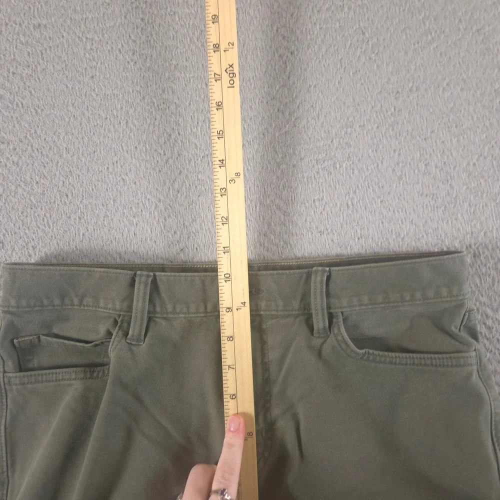 Banana Republic Pants Mens 32x34 Green Slim Traveler Cotton Modal Stretch Chino